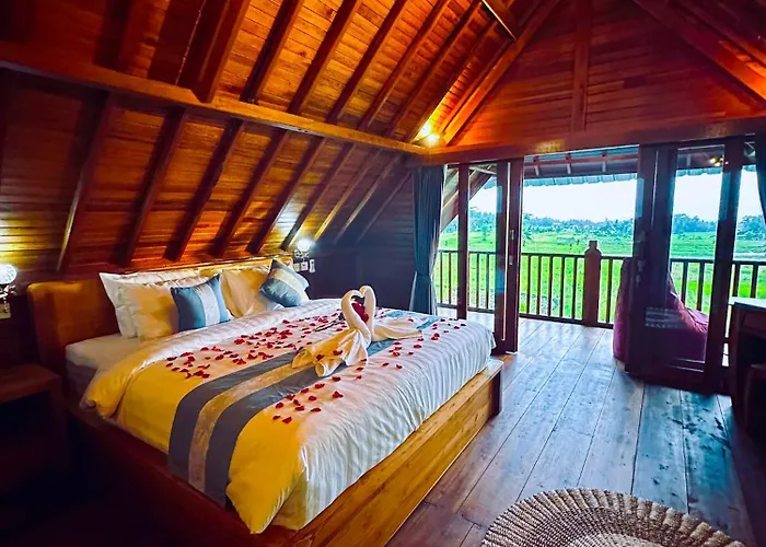 Romantic Wooden House With Private Pool In - Raka D'uma *